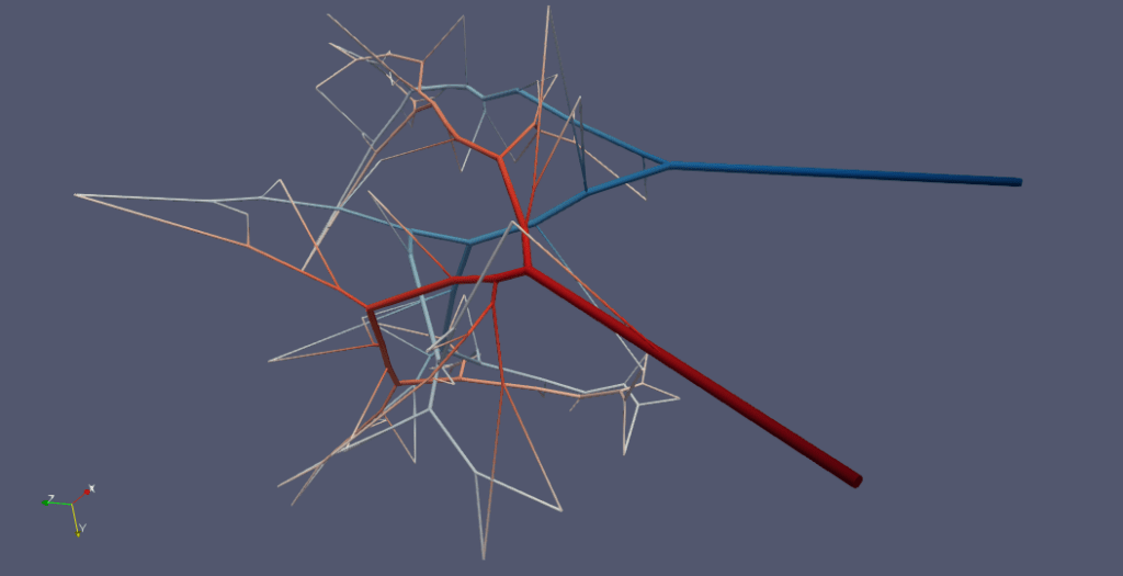 3D Vascular Trees generated with Vascular Tree Module