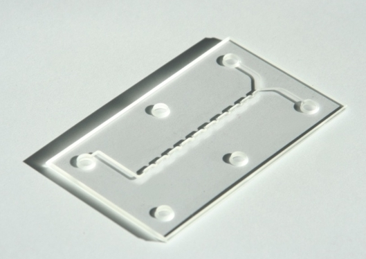 Microreactor with mixing section