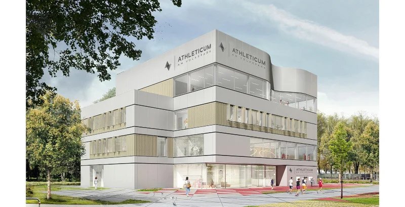 Flow simulations to ensure comfort in the foyer of the "Athleticum am Volkspark"